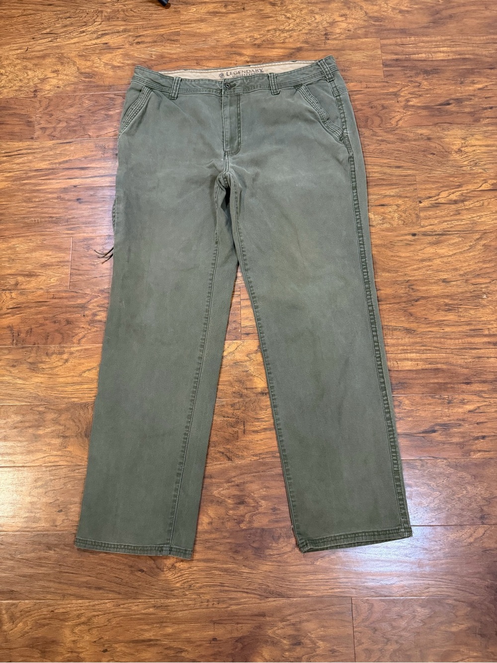 Legendary Outfitters Men's Olive Green Casual Pants 38x34